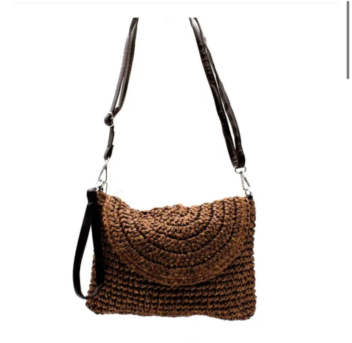 Petit sac pochette avec fil lurex