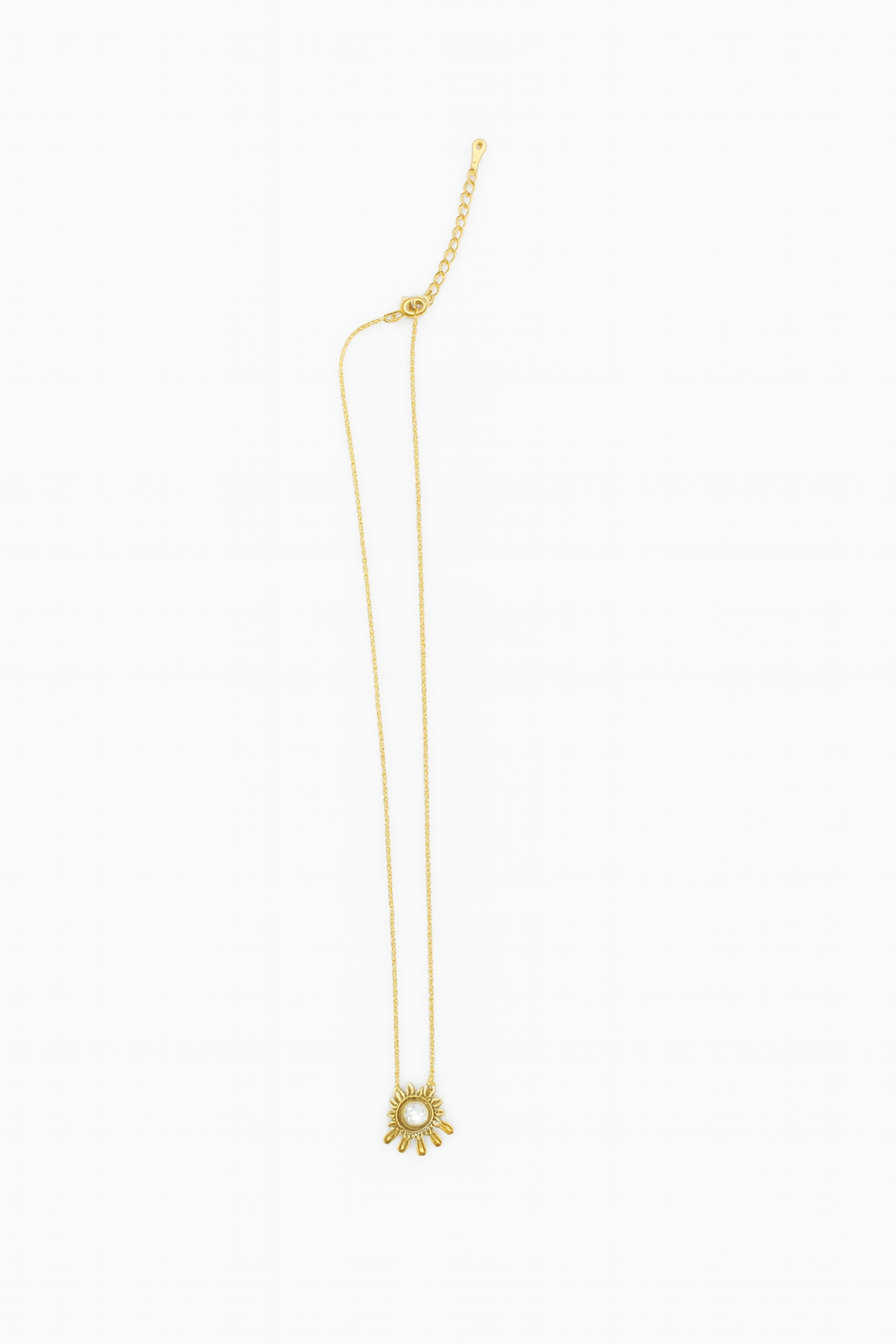 Collier perle Blanche/rose