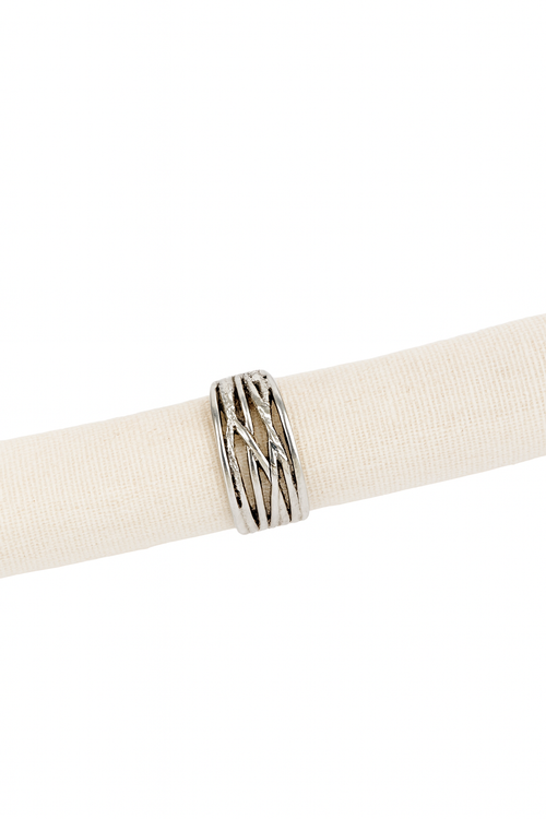 Bague ajustable anneaux