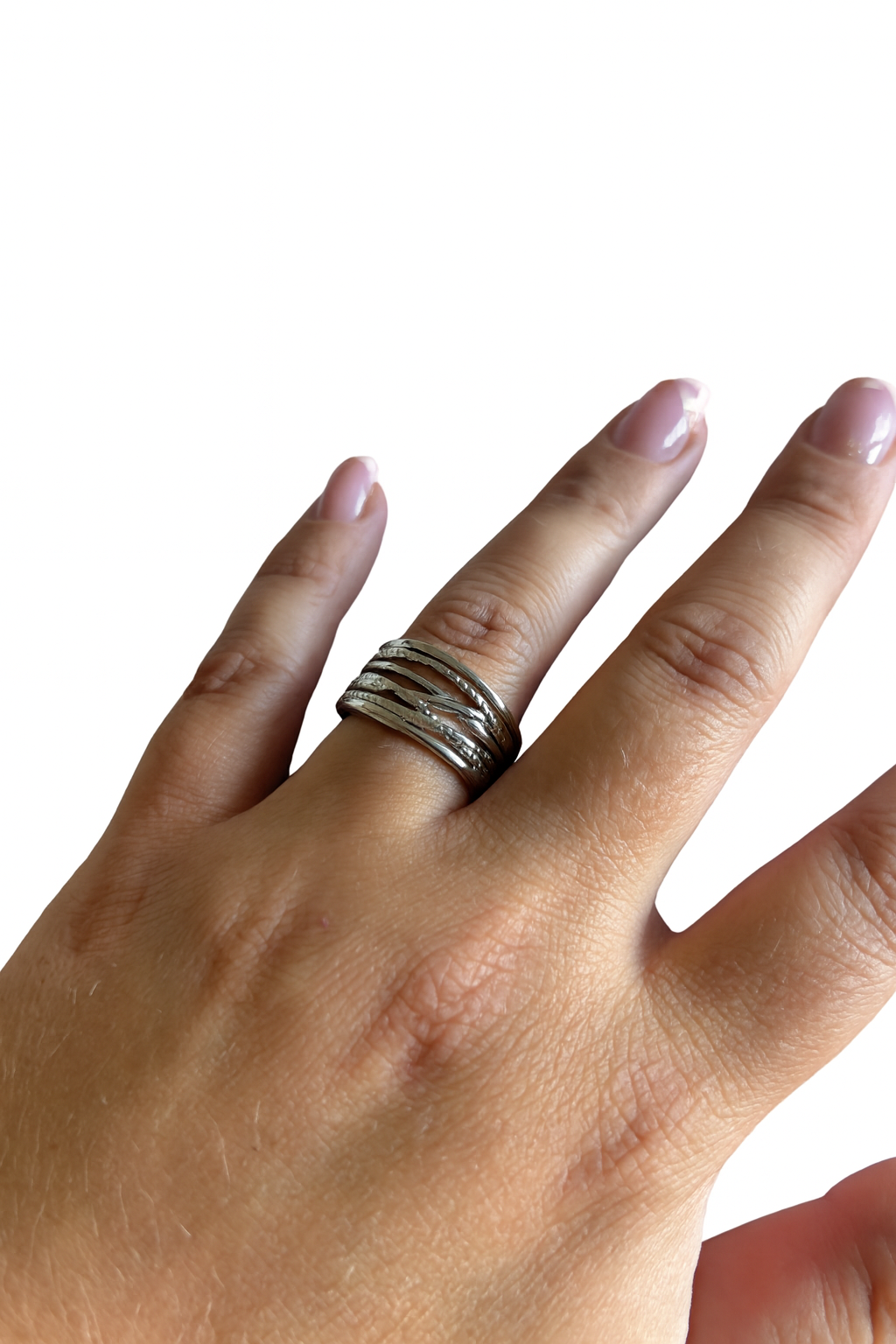 Bague ajustable anneaux