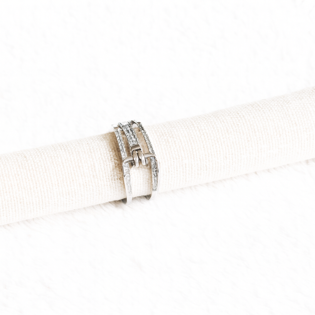 Bague ajustable anneau fendu