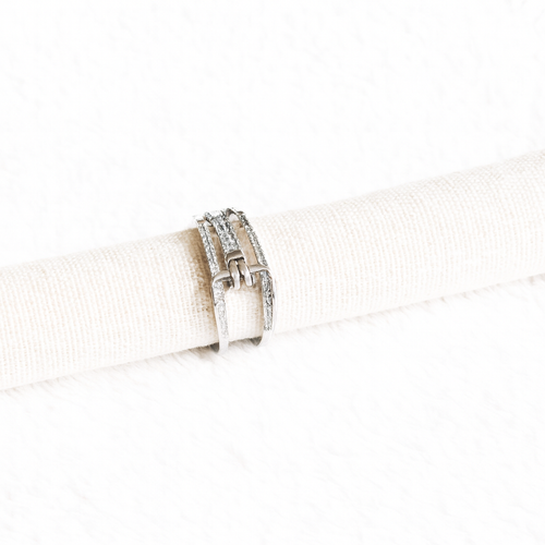 Bague ajustable anneau fendu