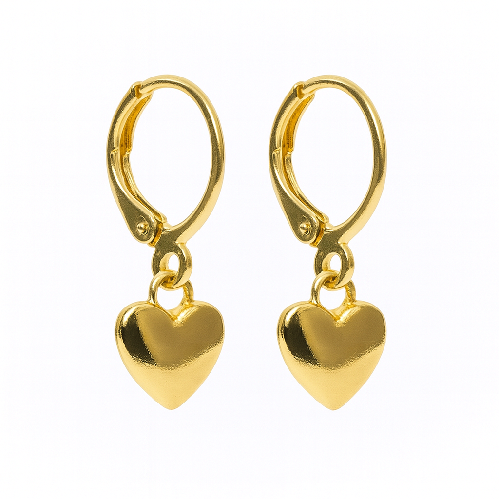 Boucles d’oreilles cœur