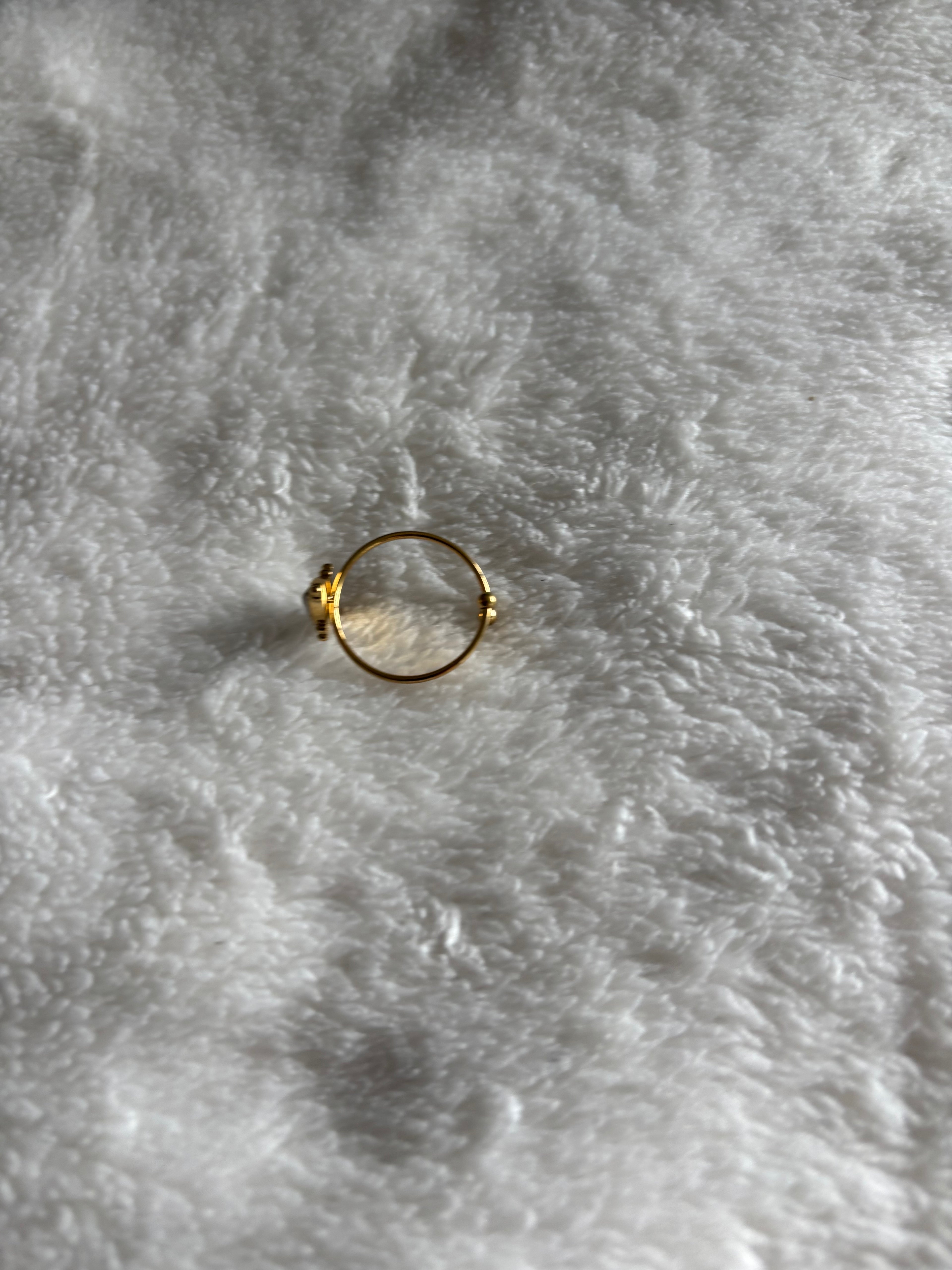 Bague Ajustable Diamant Ovale