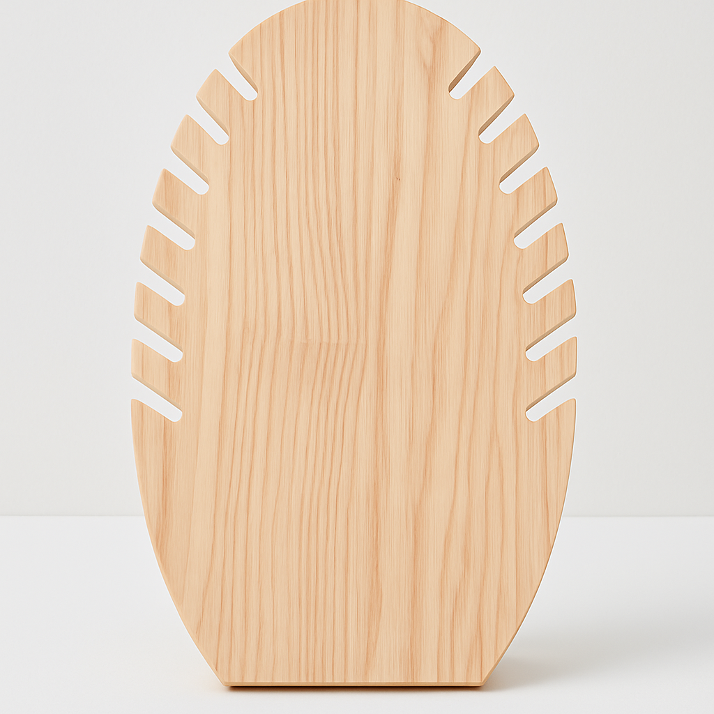 Support collier en bois